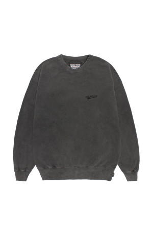 WASHED MIDDLE WEIGHT CREW NECK SWEAT SHIRT ( TYPE-1 ) - GRAY (26FWE-WMC-SS03)