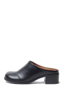 Ecoleather Heel Slip-ons - BLACK (62521021)