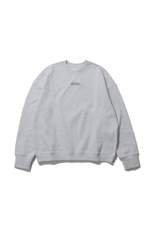 Embroidery Over Sweat - GRAY (62620609)