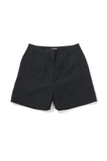 Herringbone Short Pants - CHARCOAL GRAY (62620718)