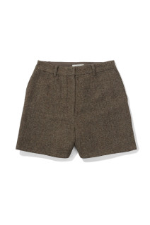 Herringbone Short Pants - BEIGE (62620718)