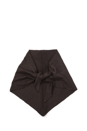 Knit Triangle Scarf - BROWN (62621013)