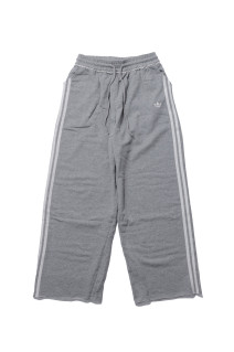 GRAPHIC LOOSE SWEAT PANTS - GREY HEATHER (LE8322)