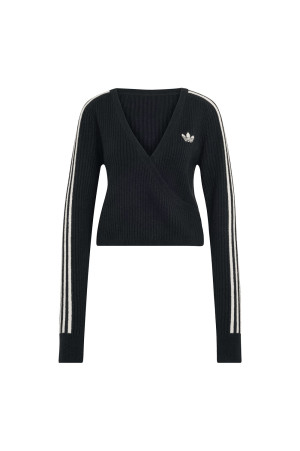 ADILUNA SEASON 2 X JENNIE WRAP AROUND CARDIGAN - BLACK (LD8933)