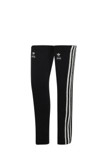 ADILUNA SEASON 2 X JENNIE HIGH KNEE LEG WARMERS - BLACK/WHITE (LD4843)
