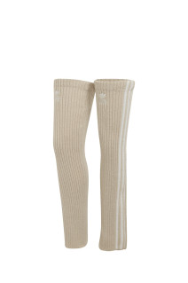 ADILUNA SEASON 2 X JENNIE HIGH KNEE LEG WARMERS - CLEAR BROWN/WHITE (LD4293)