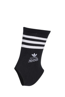 ADILUNA SEASON 2 X JENNIE CREW SOCKS WITH HEEL CUT-OUT 1PP - BLACK (LD4842)