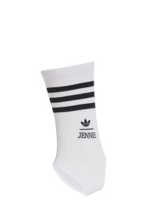 ADILUNA SEASON 2 X JENNIE CREW SOCKS WITH HEEL CUT-OUT 1PP - WHITE (LD4294)