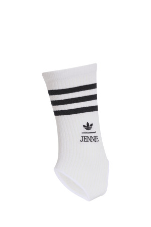 ADILUNA SEASON 2 X JENNIE CREW SOCKS WITH HEEL CUT-OUT 1PP - WHITE (LD4294)