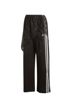 2IN1 LACE FIREBIRD LOOSE TRACK PANTS - NIGHT BROWN (LG4275)