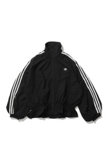 BLOUSY OVERSIZED FB TRACK TOP - BLACK (LG4075)