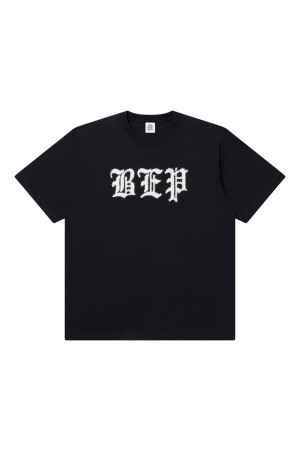 RHINESTONE 3 LETTER OE TEE - WASHED BLACK (BEPSS26TE20)