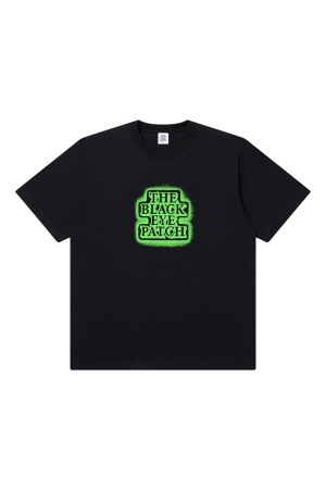 GLOW IN THE DARK SPRAYED OG LABEL TEE - BLACK (BEPSS26TE33)