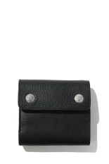 Trifold Wallet - Black (Grain Leather) (RX-534)
