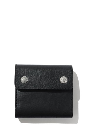 Trifold Wallet - Black (Grain Leather) (RX-534)