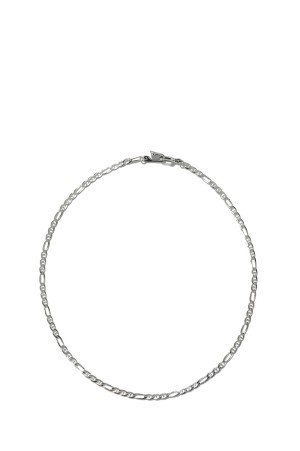 Stud Link Figaro Chain - Silver (RX-1014-1)