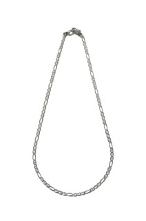 Stud Link Figaro Chain - Silver (RX-1014-1)