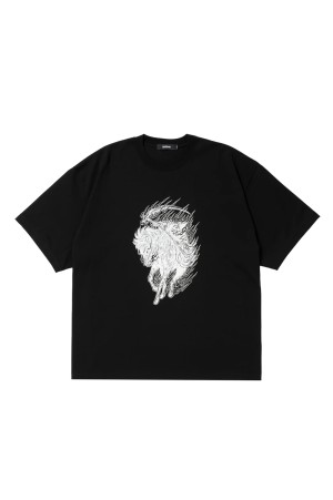 Pima Cotton S/S Tee (Reaper) - Pure Black (ABCAW26CT06)