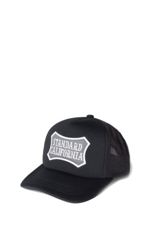 SD Basic Logo Patch Mesh Cap - Black