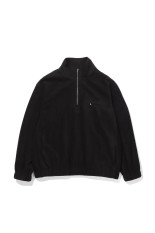 Tourist Fine Fleece Half Zip-up - BLACK (AOFWTS003)