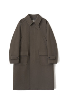 Voyager Balmacaan Coat - MOCHA (AOFFCT001)