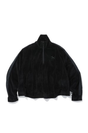 BUBBLEGUM INFLATED TRACK JACKET - BLACK (26AW23CS449)