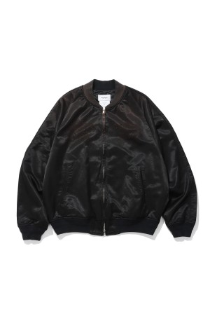 THREADLESS AIR EMBROIDERY SOUVENIR JACKET - BLACK (26AW28BL263)