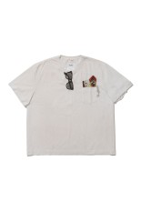 TROMPE L’OEIL EMBROIDERY T-SHIRT - WHIET (26AW43CS459)