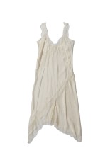 Asymmetrical Lingerie Dress -WHITE (31261266104)