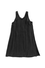 Satin Tank Tunic -BLACK (31261316107)
