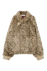 lame leopard fur blouson - One Color (TD-26AW-JK04)