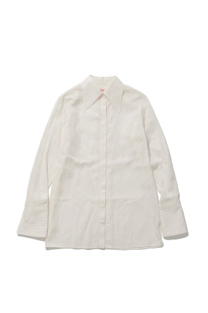 ROSE JACQUARD SHIRT - WHITE (FTC264-0106B)