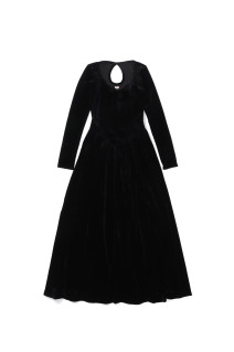 VEROUR SWEETHEART MAXI DRESS - BLACK (FTC264-0410A)