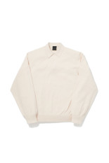 W's TECH KNIT POLO L/S Brewed Protein(TM) - OFF WHITE (BE-71026WL)