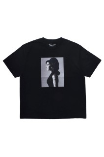 Amy Winehouse Profile Photo S/S Tee/Black(MND-AMW001)