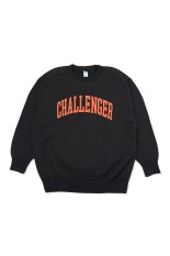 COLLEGE C/N SWEAT / BLACK (CLG-SW 026-007)