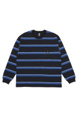 L/S AUTHENTIC BORDER TEE / BLACK (CLG-CS 026-010)