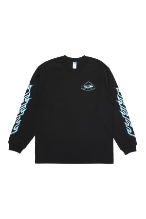 L/S FLAME TEE / BLACK (CLG-TS 026-028)