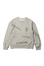 Printed Sweat Shirt - GRAY (26-2205)