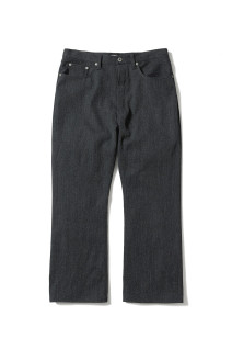 WHIPCORD BOOTSCUT PANTS - CHARCOAL (704-262010)