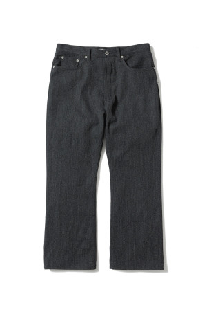 WHIPCORD BOOTSCUT PANTS - CHARCOAL (704-262010)