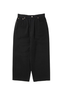 Nidom Cotton Duck 5 Pocket Extra Baggy Pants - Black (CTE-26A117)