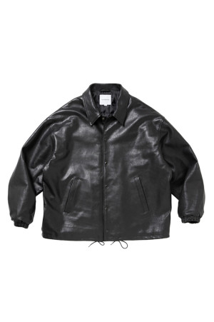 Sheepskin Coach Jacket - Black (CTE-26A219)