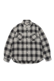 T/C Nep Check Work Shirts - BLACK (RN31393079)