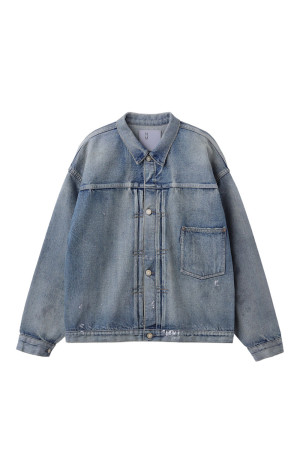 WWII LV T-BACK JACKET - INDIGO (2026AW-JK1-YT)