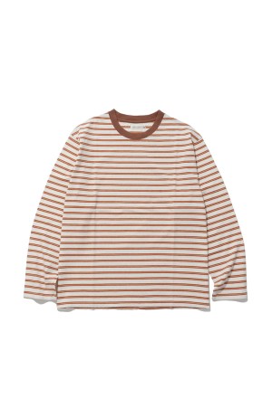 ORIGINAL BORDER L/S T-SHIRTS - ORANGE (263-60104)