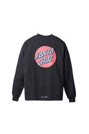 Santa Cruz / Classic Dot L/S Tee - Black (SD26F-CT12)