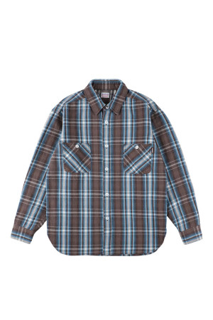 SD Flannel Check Shirt - BLACK