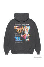 TRUE ROMANCE / WASHED PULLOVER HOODED SWEAT SHIRT / CHARCOAL (TR-WM-SS01)