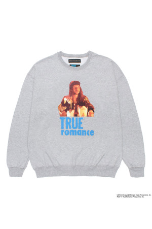 TRUE ROMANCE / CREW NECK SWEAT SHIRT ( TYPE-1 ) / GRAY (TR-WM-SS08)